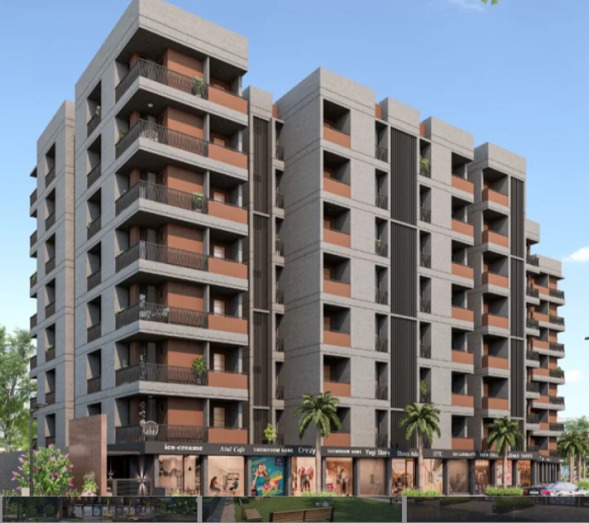 Shreeji Avenue – 2 & 3 BHK Lavish Flats, Premium Shops & Showrooms in Rajkot