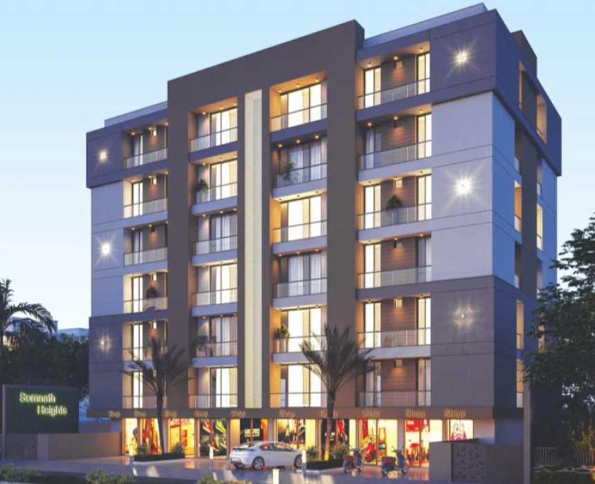 Somnath Heights – Premium 2 and 3 BHK Flats, Shops, and Showrooms in Rajkot