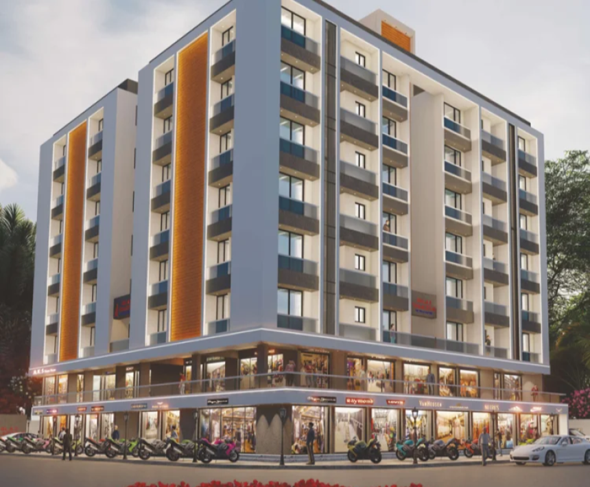 2 BHK Flats, Shops, and Showrooms at Rail Nagar in Rajkot