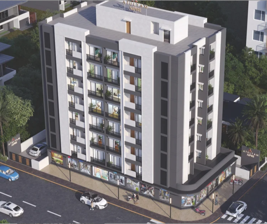 Atulyam Aspire – Premium 2 BHK Flats, Shops, and Showrooms in Rajkot