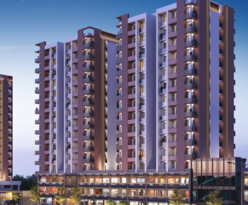 2 & 3 BHK Flats, Shops & Offices at Mavdi