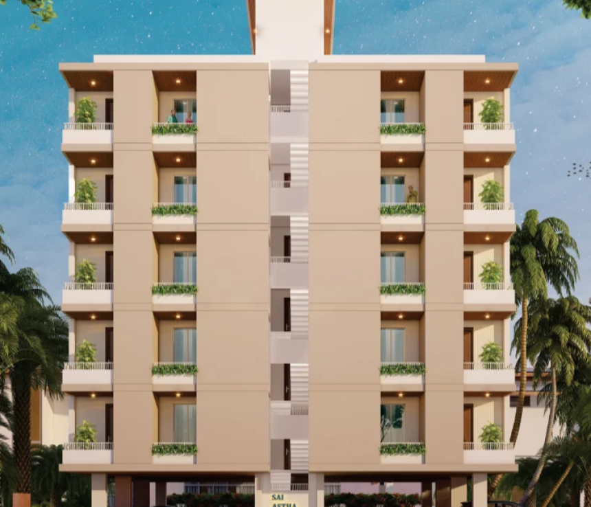 Sai Aastha Residency: 3 BHK Spacious Flats in Manjalpur, Vadodara