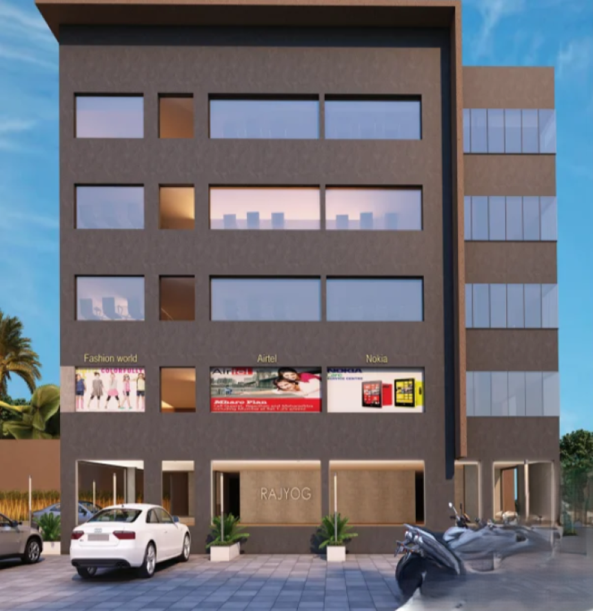 Shops and Offices at Kavi nanalal Road
