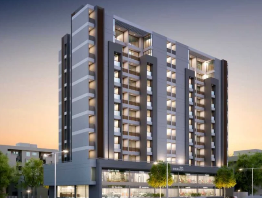 Trisha Rudraksh – Elegant 2, 3 & 4 BHK Apartments in Karelibaug, Vadodara