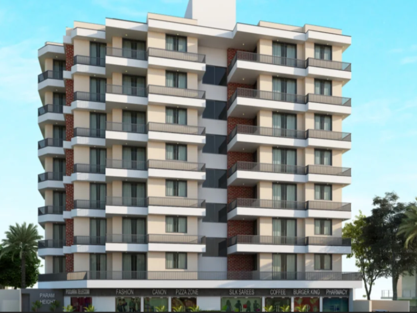 Param Height: Contemporary 3 BHK Flats in Nana Mauwa, Rajkot