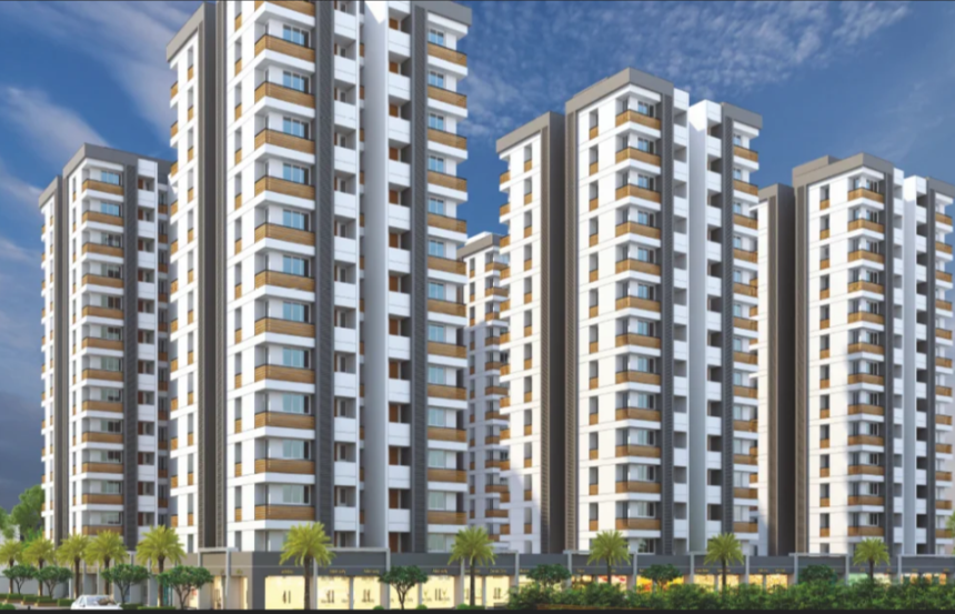 Ojas Aura – Comfortable 2 BHK Living with Shops in Mavdi Rajkot