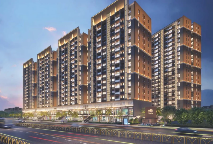 Kruti Onella – Distinctive 3 and 4 BHK Flats with a City View in Rajkot