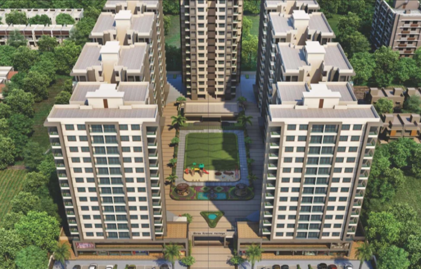 Shree Krishna Heritage – Luxurious 2 and 3 BHK Flats, Shops, and Showrooms in Surat
