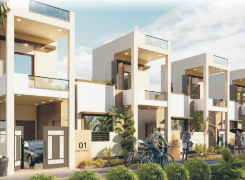 Experience Modern Living at VJ DH2 Lake View Villas: 2, 3, and 4 BHK Villas in Saihara, Lucknow