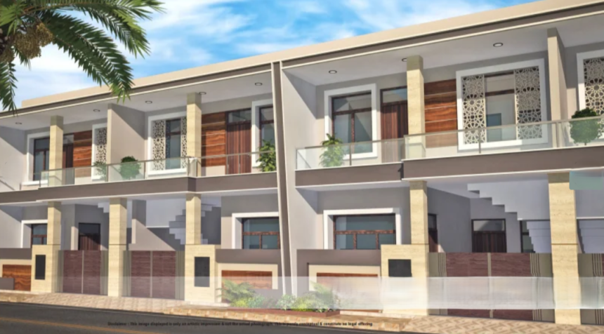 Modern 2 & 3 BHK Villas with Plots – Taj Enclave, Kathigera, Mohan Road, Lucknow