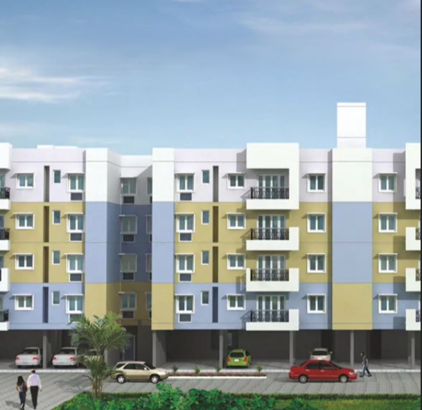 1, 2 and 3 BHK Flats at Parthasarathy Nagar