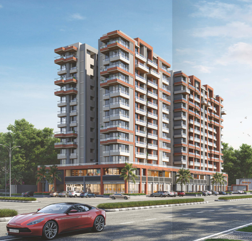 2, 2.5 and 3 BHK Apartments in Surat