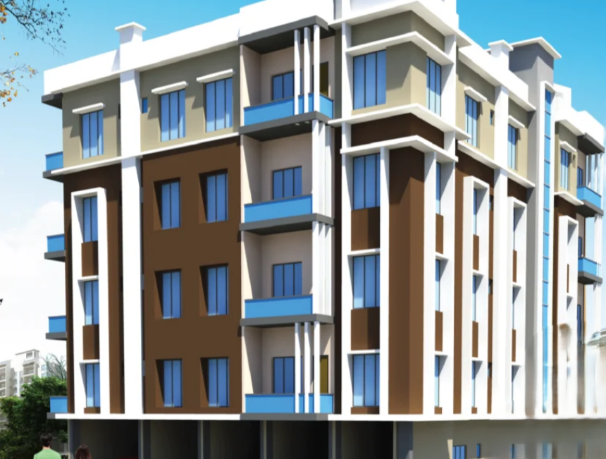 Realcon Rudraksh Apartment: Contemporary 2 & 3 BHK Homes in New Town, Kolkata