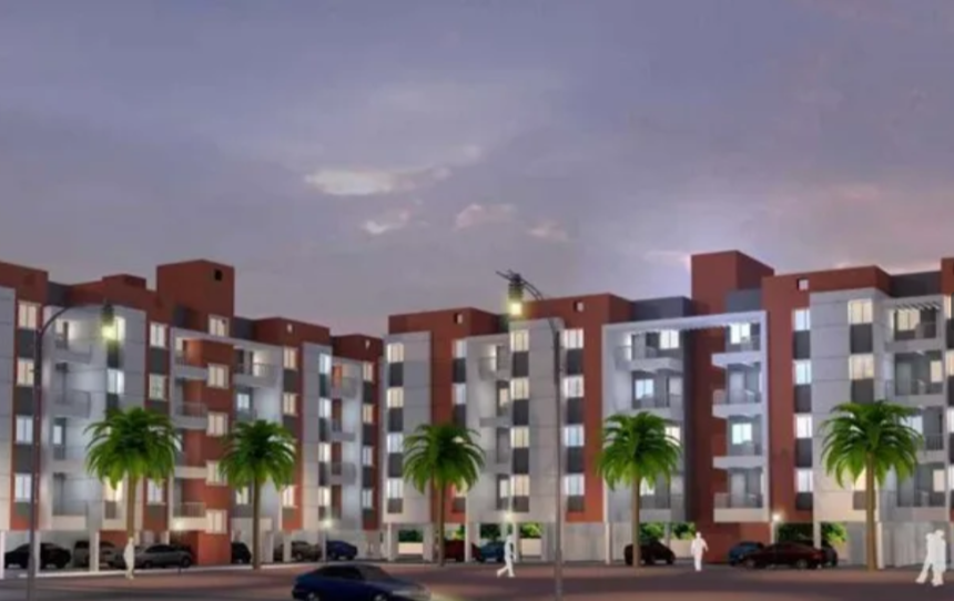 Experience peaceful suburban living with 2 BHK apartments at Unicon Nakshatra in Koregaon Bhima, Pune