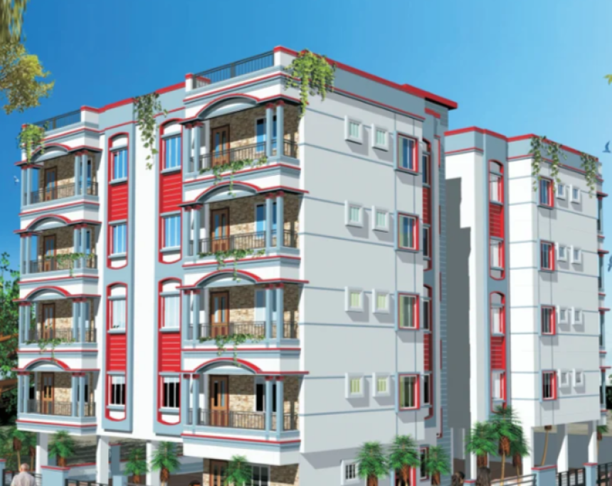 Abhinavo Apartment: Affordable 3 BHK Living in Kalyani, Kolkata