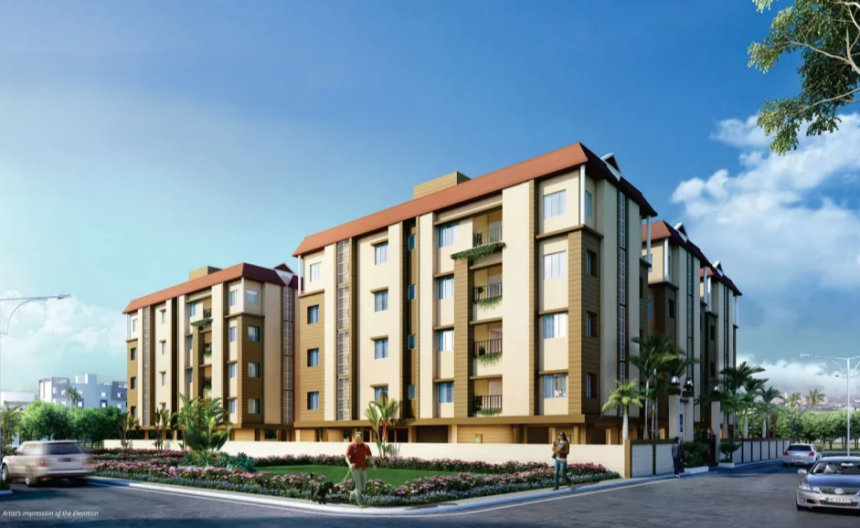 Eden Oxford Park: 1, 2, 2.5 & 3 BHK Apartments in Nayabad, South Kolkata