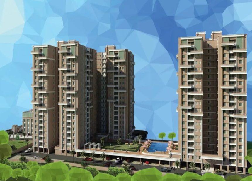 Avishi Trident: Premium 3 & 4 BHK Apartments in Bonhooghly, Kolkata