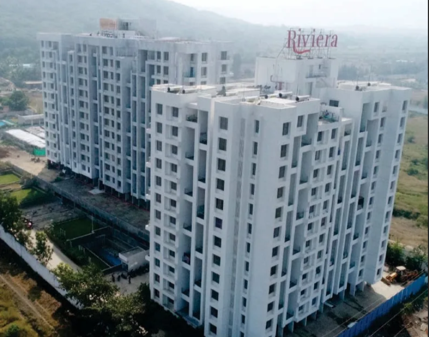 Explore a vibrant residential experience with Riviera Mahalunge B Bldg’s 2 BHK apartments in Mahalunge, Pune
