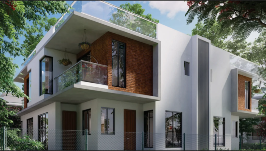 Experience lakeside luxury living with expansive 4 BHK villas at Paranjape The Cove, nestled in the serene Bhugaon area of Pune