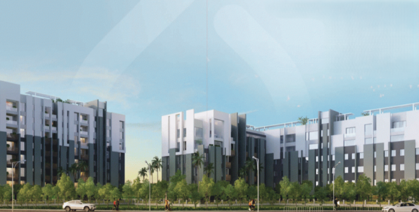 Purti Jewel: Elegant 2 & 3 BHK Apartments in Tangra, Kolkata