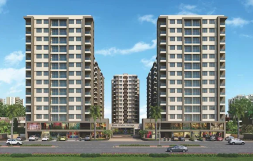 luxurious 2 & 3 BHK flats, premium shops, and grand showrooms in Surat