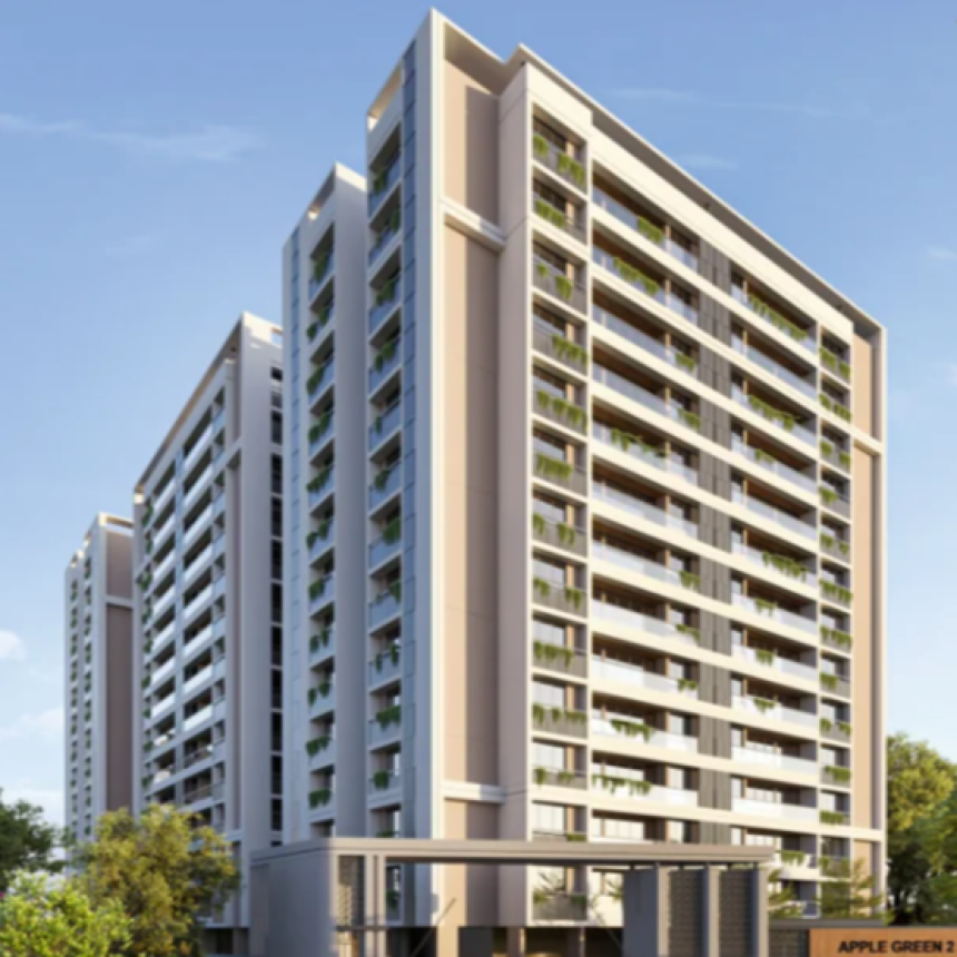 Abhishek Apple Green 2 – Luxurious 3 & 4 BHK Apartments in Gandhinagar
