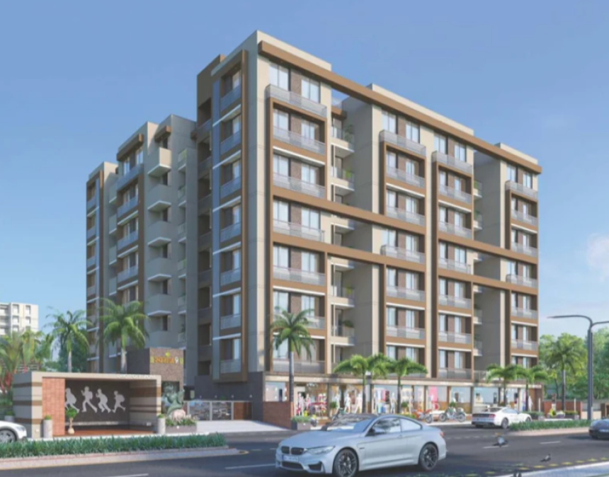 Experience Modern Living at Navratna Swaraj9 Plus – 1 & 2 BHK Apartments in Gandhinagar
