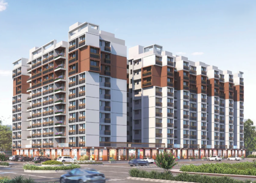 Uma Mahalaxmi Sanskrutam: Premium 2 & 3 BHK Apartments in Gandhinagar