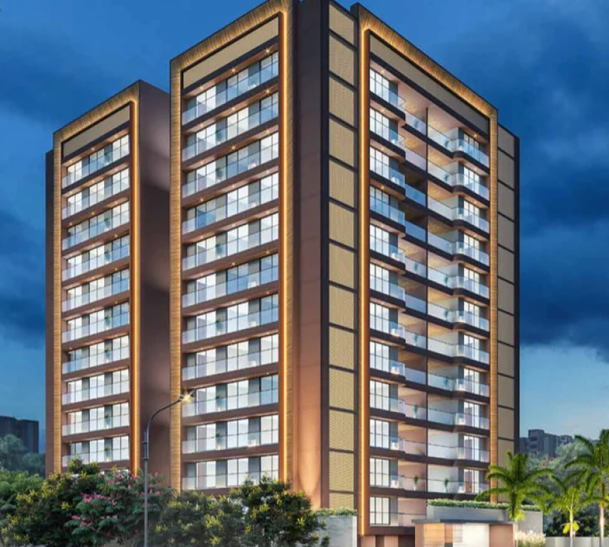 Akash Shyamvan – Luxurious 4 BHK Apartments in Gandhinagar