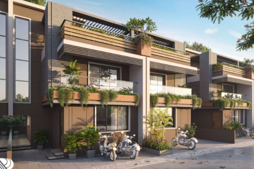 Radhe Residency Phase 2 – Elegant 3 BHK Villas in Gandhinagar