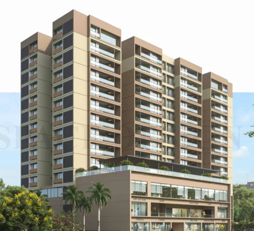 Aarushi Center Point – Cozy and Convenient 2 BHK Apartments in Gandhinagar