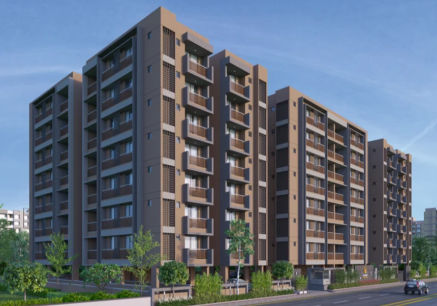 3 BHK Apartment in Gandhinagar