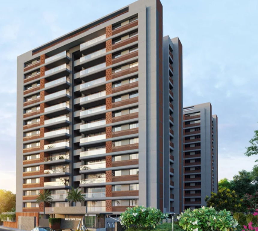 3 BHK Apartment in Gandhinagar