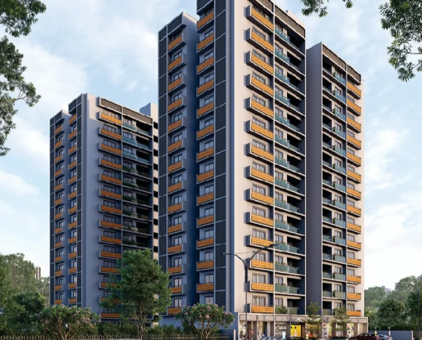 3 BHK Apartment in Gandhinagar