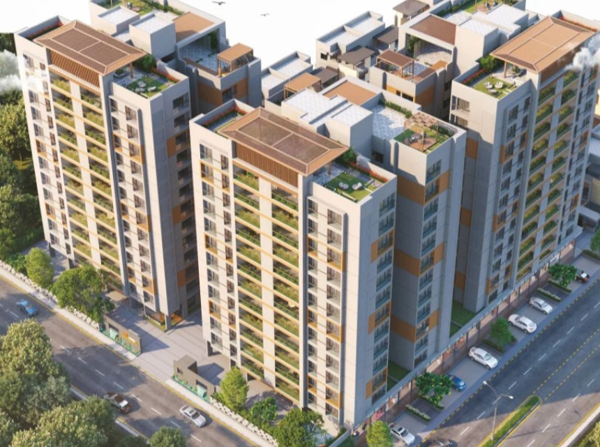 3 BHK Apartment in Gandhinagar