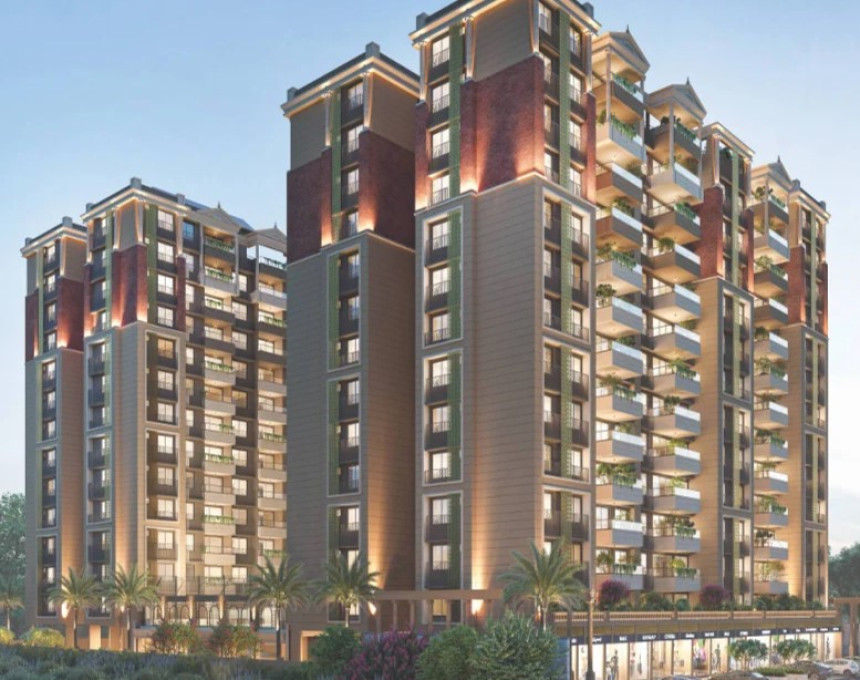 Keshav Elitus – Premium 3 & 4 BHK Apartments for Elevated Urban Living in Gandhinagar