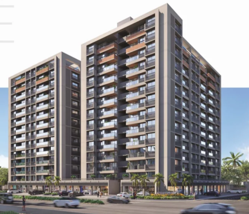Experience Modern Comfort at Atishay Shivalay 4 – 3 BHK Apartments in Gandhinagar