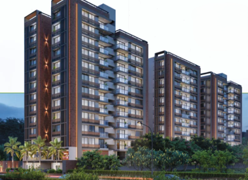 2 and 3 BHK Flats, Shops and Showrooms in Gandhinagar