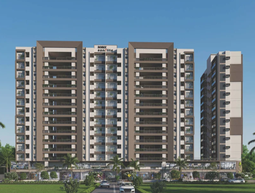 Bosky Sanelite – Elegant Living and Vibrant Business in Gandhinagar