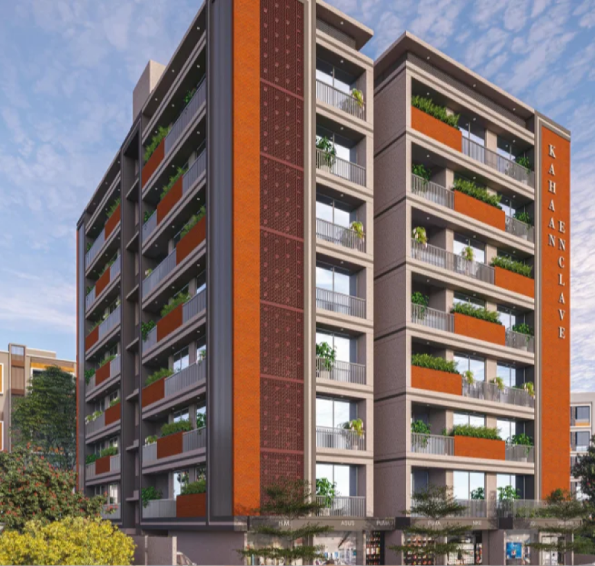 3 BHK Flats, Shops and Showrooms in Gandhinagar