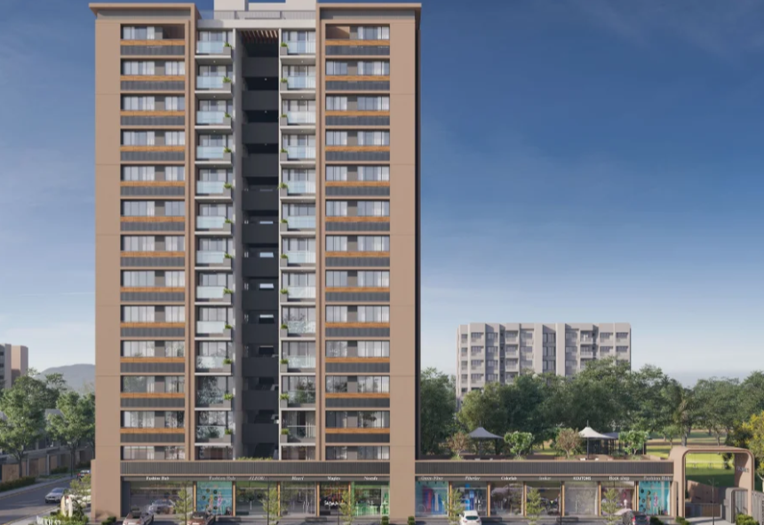 3 BHK Flats, Shops and Showrooms in Gandhinagar