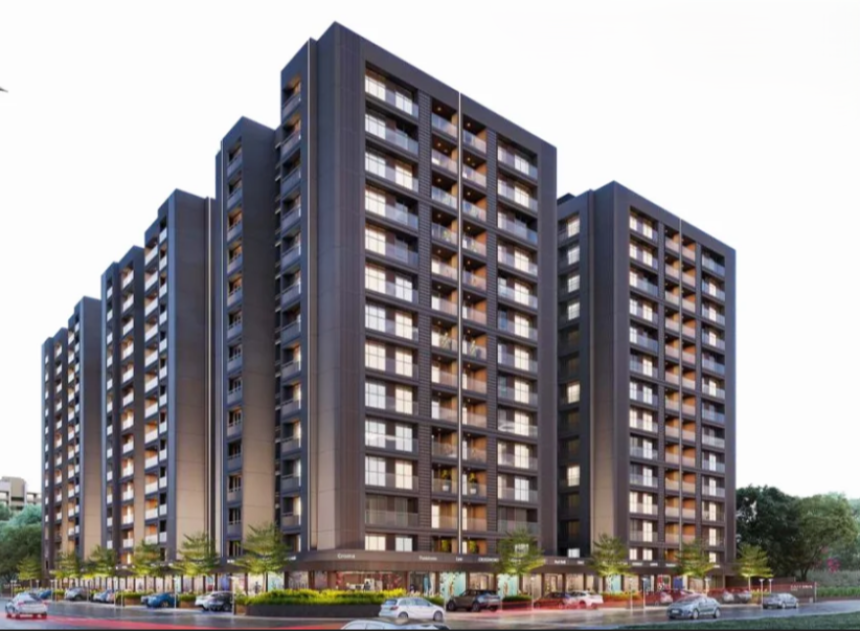 3 BHK Flats, Shops and Showrooms in Gandhinagar