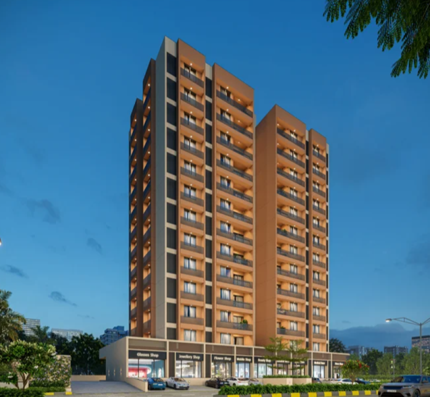 3 BHK Flats, Shops and Showrooms in Gandhianagar