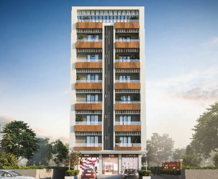 Shree Kanha Laxminarayan Avenue – Luxurious 3 BHK Flats, Shops, and Showrooms in Baroda