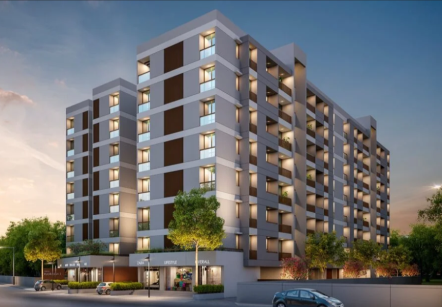 Trisha Rudraksh II – Luxurious 2 BHK Apartments in Vadodara (Baroda)