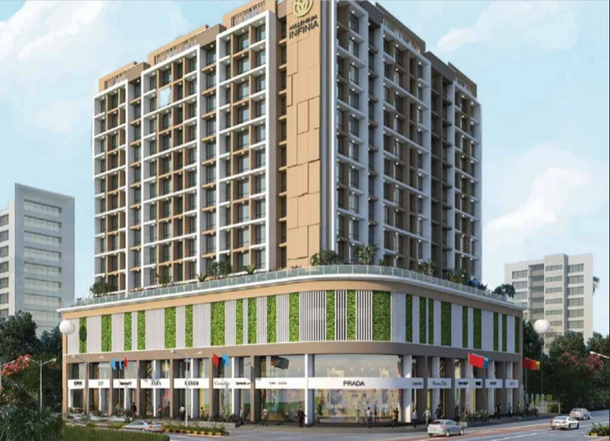 Explore Spacious and Modern 2 and 3 BHK Apartments in Navi Mumbai’s Panvel with Millenium Infinia