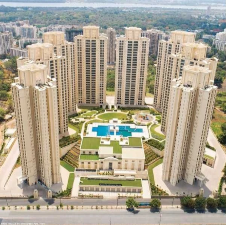 Experience Ultra-Luxury 4 BHK Living with Expansive, Elegant Homes at the Prestigious Hiranandani Park Eagleton Community on Ghodbunder Road, Thane